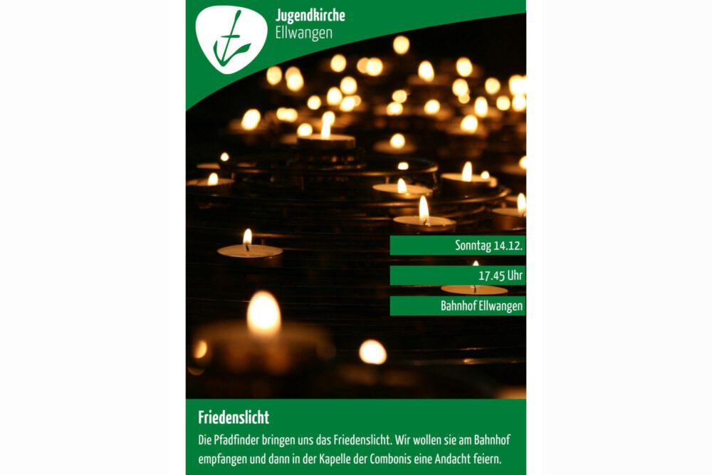 Das Friedenslicht aus Bethlehem wird nach Ellwangen gebracht